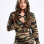 JupiterGear Athletic Zip-Up Crop Hoodie Jacket