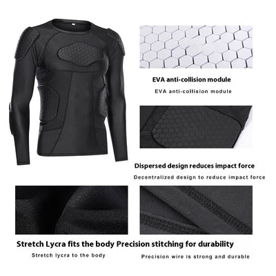 Premium Anti-Collision Football Training Suit - Olive Jersey