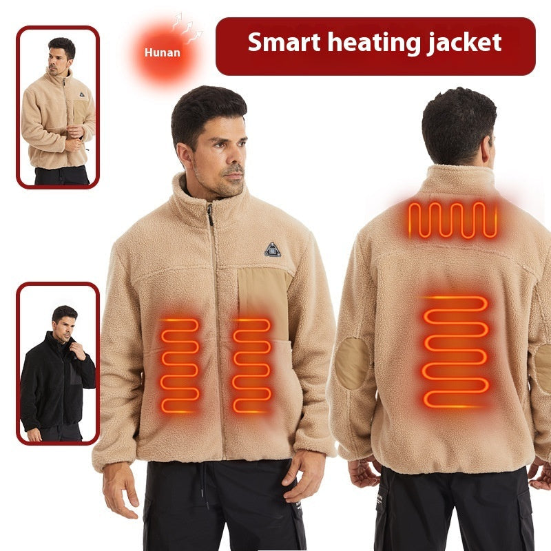 Smart Heating Coat with Four-Zone Electric Warmth