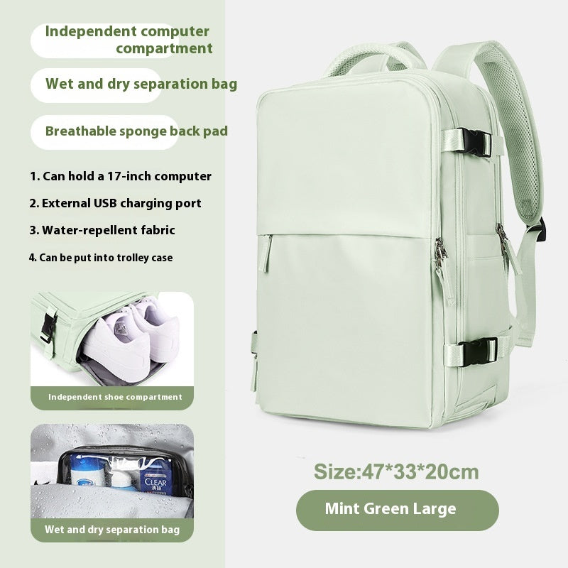 Mochila Expandible Premium para Viajes y Negocios