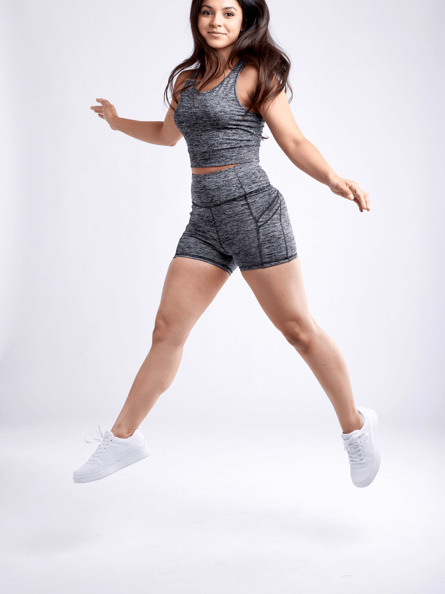 Shorts de sport taille haute JupiterGear avec poches latérales