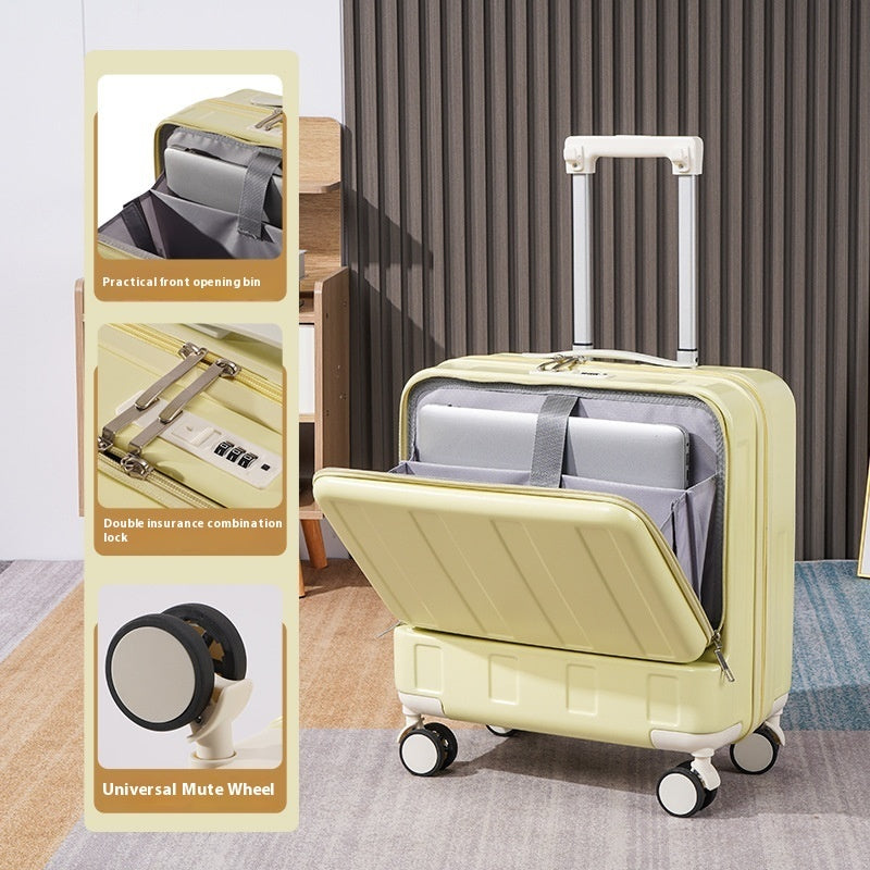 Valise à roulettes multifonctionnelle premium de 18 pouces à ouverture complète