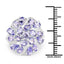Elegant Tanzanite Cluster Ring in Sterling Silver