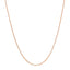 Chaîne en maillons ovales en or rose 14k - 0,97 mm
