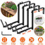 4 Soportes Ajustables para Cajas de Plantas para Exhibición en Ventanas