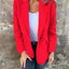 Ins Button Lapel Short Blazer Winter Fashion Commuter Jacket Outwear Women's Clothing - Korvel