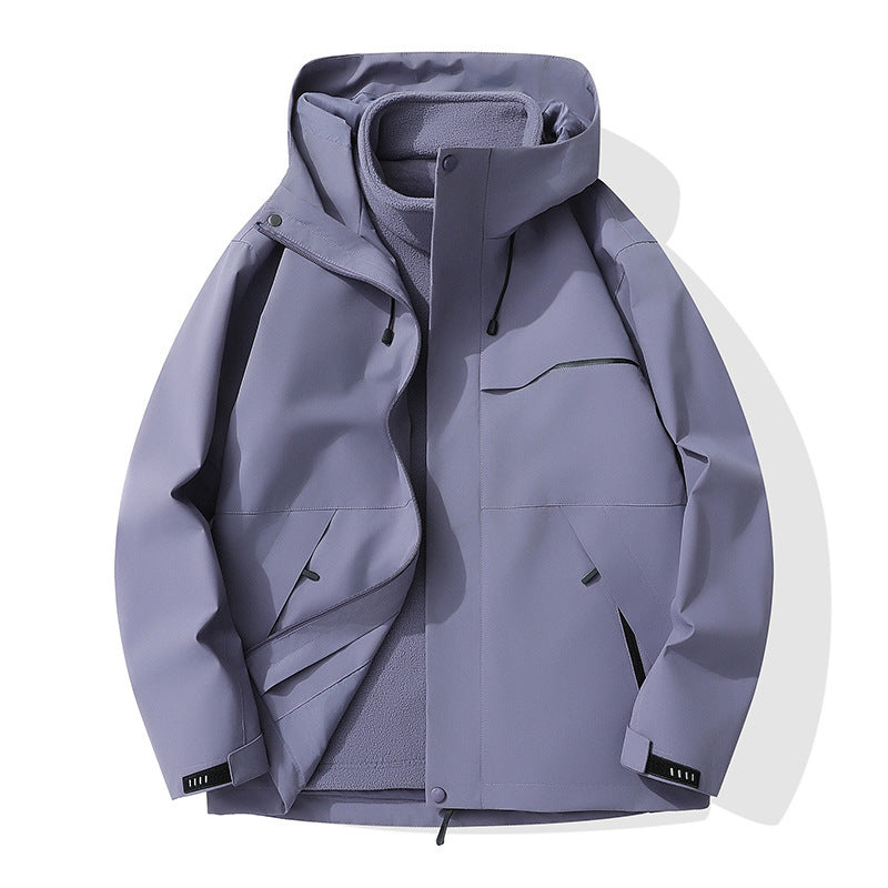 Veste de sport imperméable en coton pour homme