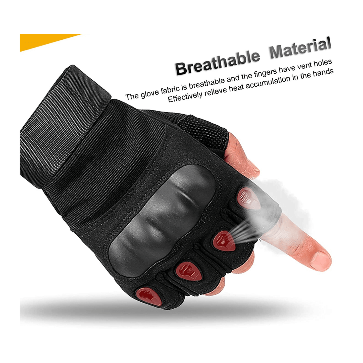 Tactical Fingerless Airsoft Gloves for Outdoor Activities