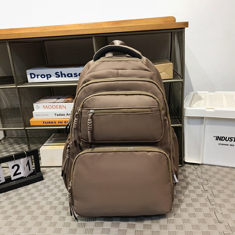 Sac à dos léger et imperméable pour ordinateur portable - Style campus unisexe