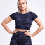 JupiterGear Crop Top à Manches Courtes