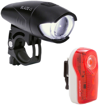 Planet Bike Blaze & Superflash Headlight/Taillight Set - Black