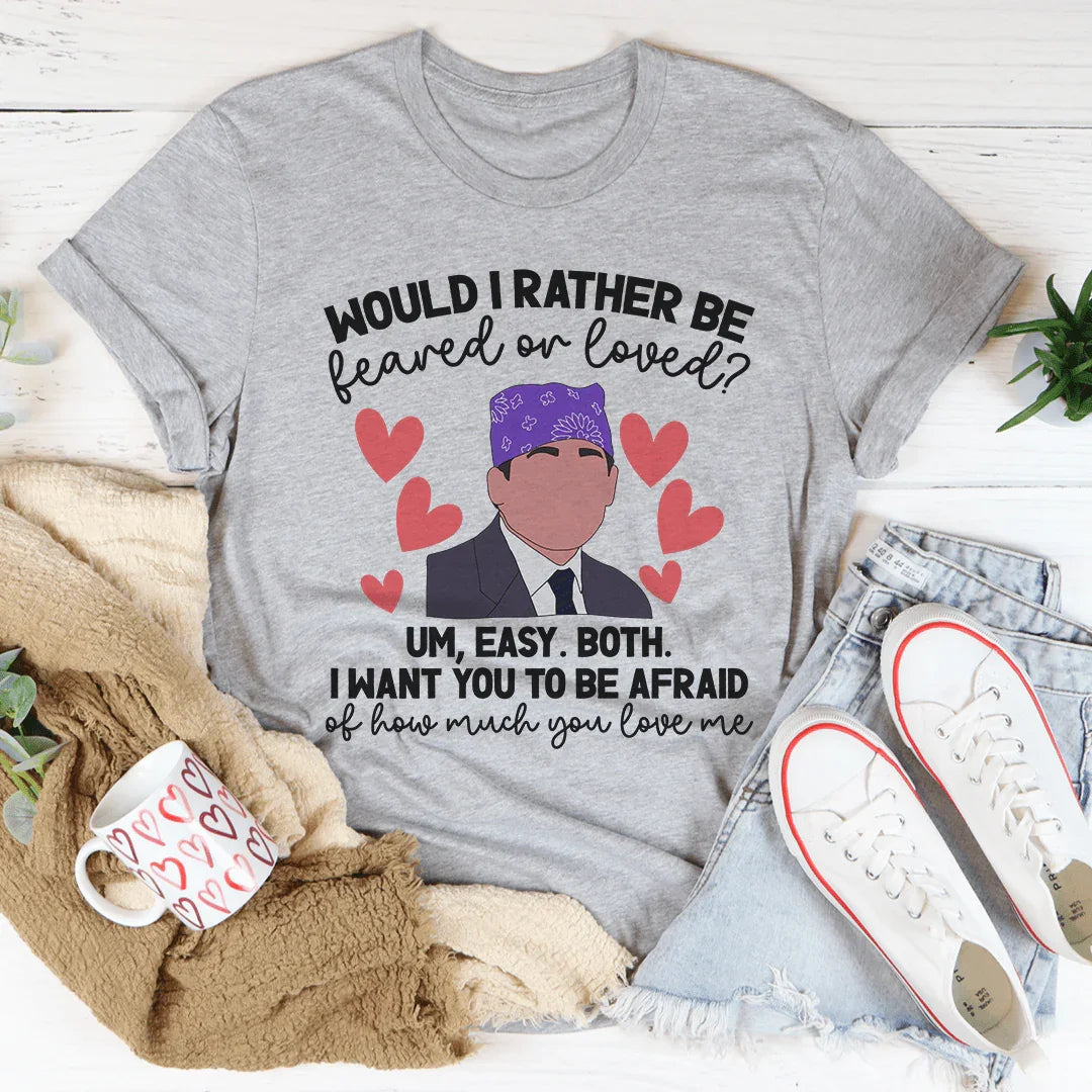 Camiseta Temida o Amada