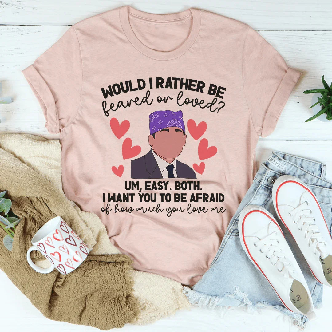Camiseta Temida o Amada