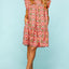 Chic Full Size Ruffled Printed Dress with Pockets