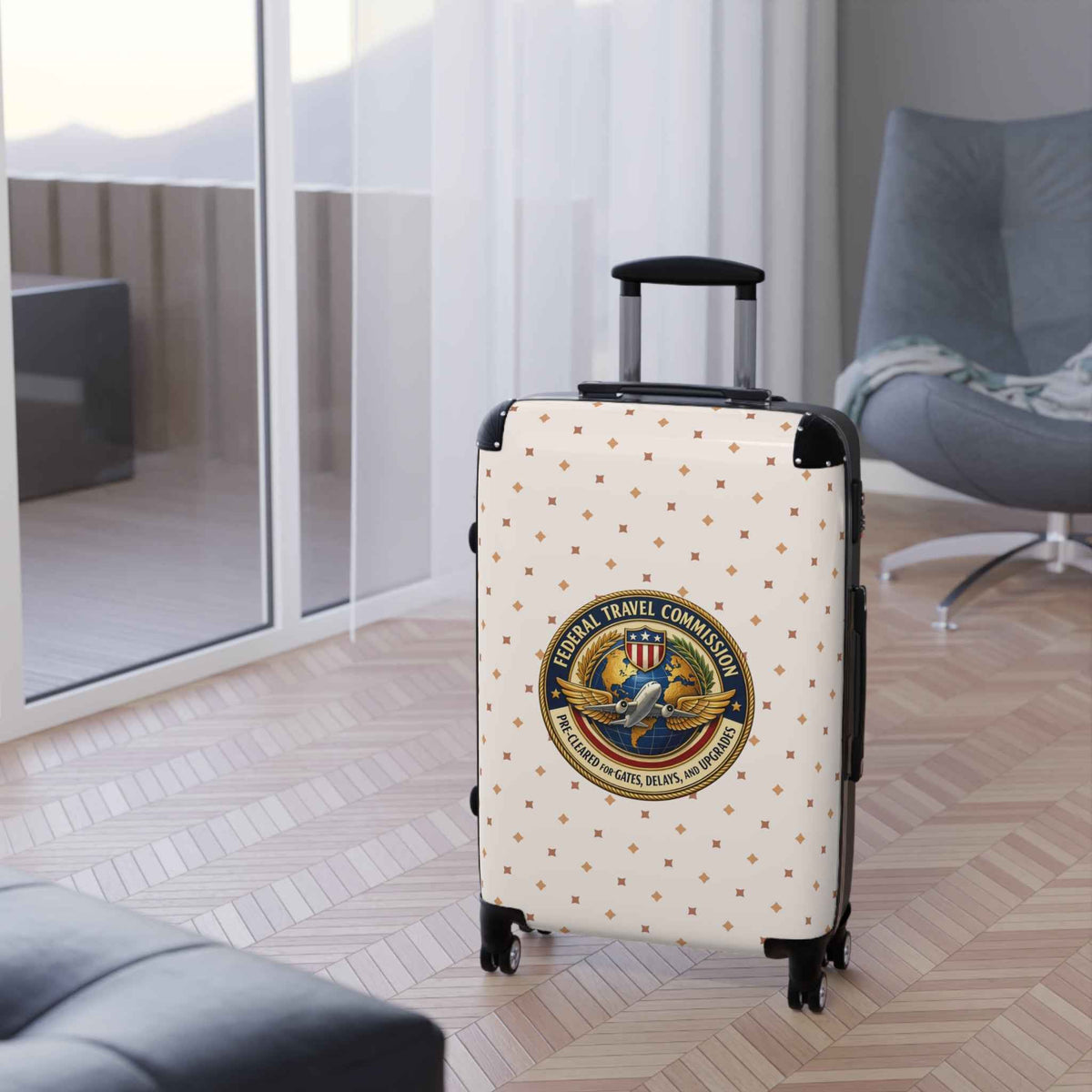 Valise de la Commission fédérale des voyages - Élégante et fonctionnelle