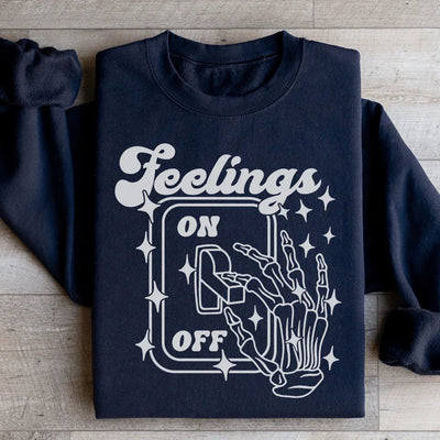 Sweatshirt "Feeling On And Off"