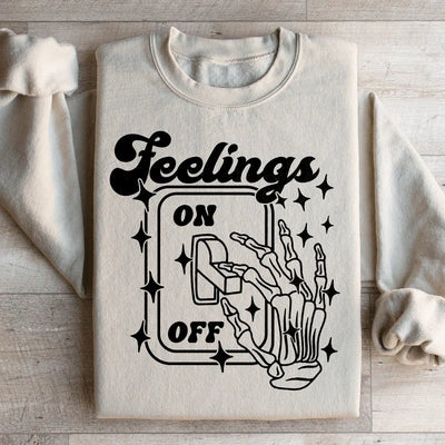 Sweatshirt "Feeling On And Off"
