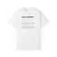 Camiseta Unisex Teñida a Garment con Definición de Epilepsia Felina