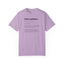 Camiseta Unisex Teñida a Garment con Definición de Epilepsia Felina