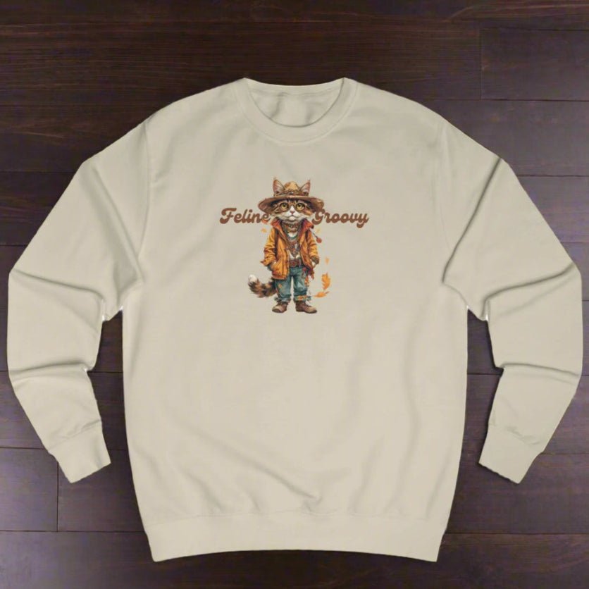Sweatshirt unisexe Feline Groovy