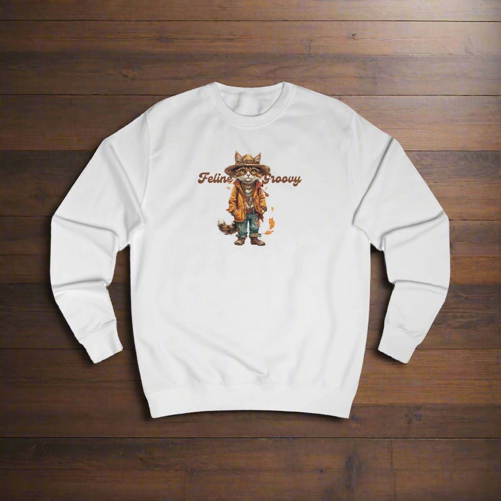 Sweatshirt unisexe Feline Groovy