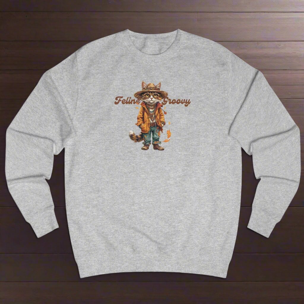 Sweatshirt unisexe Feline Groovy
