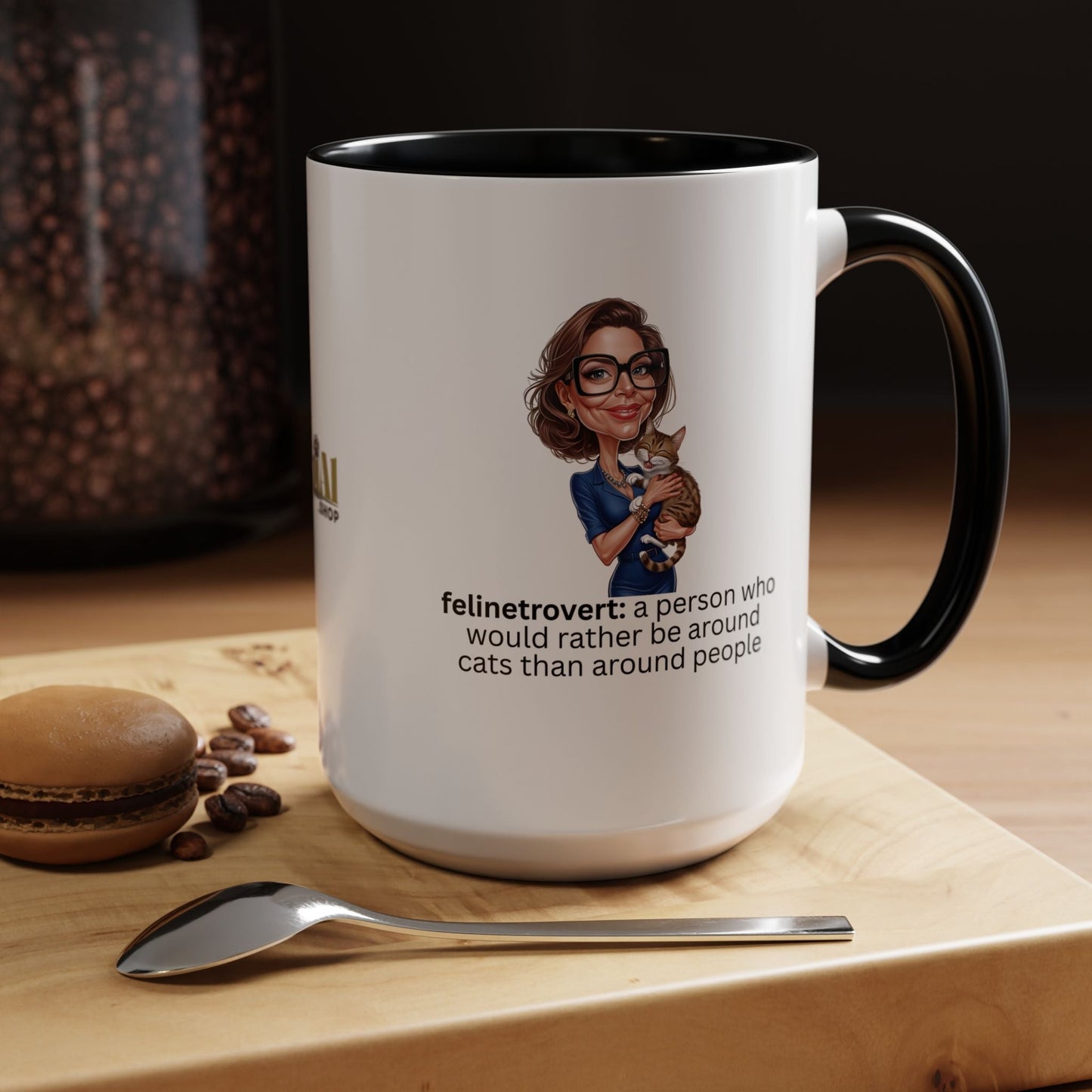 Taza Felinetrovert - Un Regalo Encantador para Amantes de los Gatos