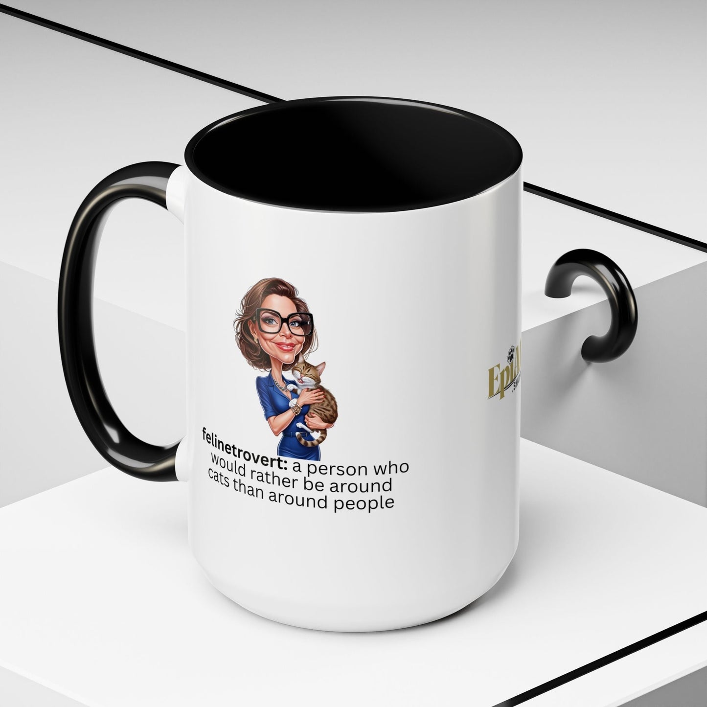 Taza Felinetrovert - Un Regalo Encantador para Amantes de los Gatos
