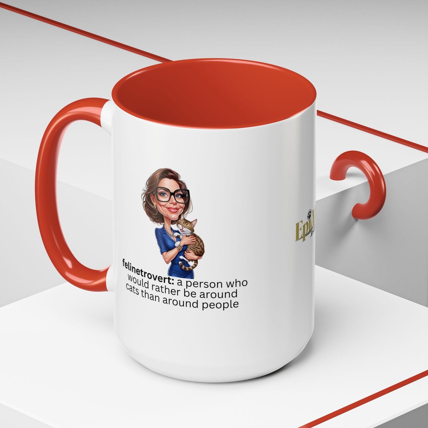 Taza Felinetrovert - Un Regalo Encantador para Amantes de los Gatos
