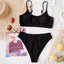 High Waist Push Up Bikini Set for Women