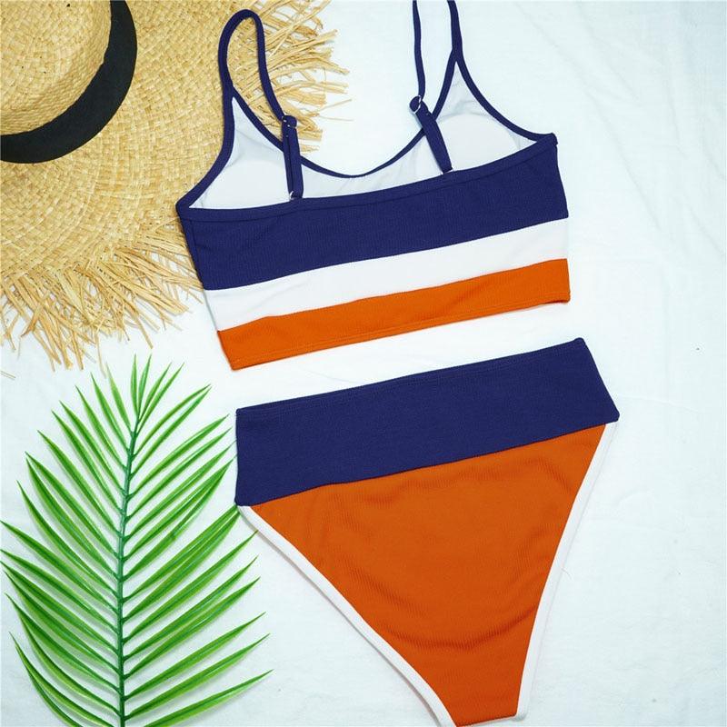 High Waist Push Up Bikini Set for Women