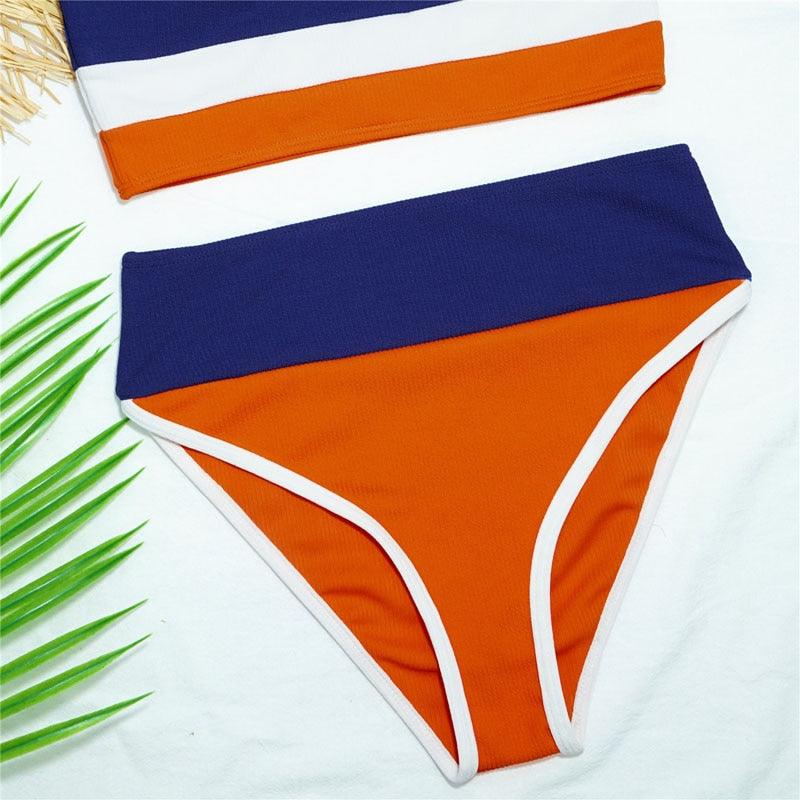 High Waist Push Up Bikini Set for Women