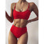 High Waist Push Up Bikini Set for Women