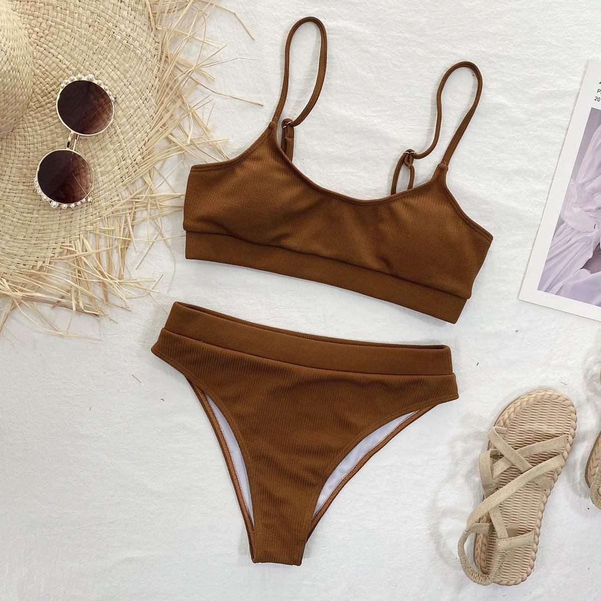 High Waist Push Up Bikini Set for Women