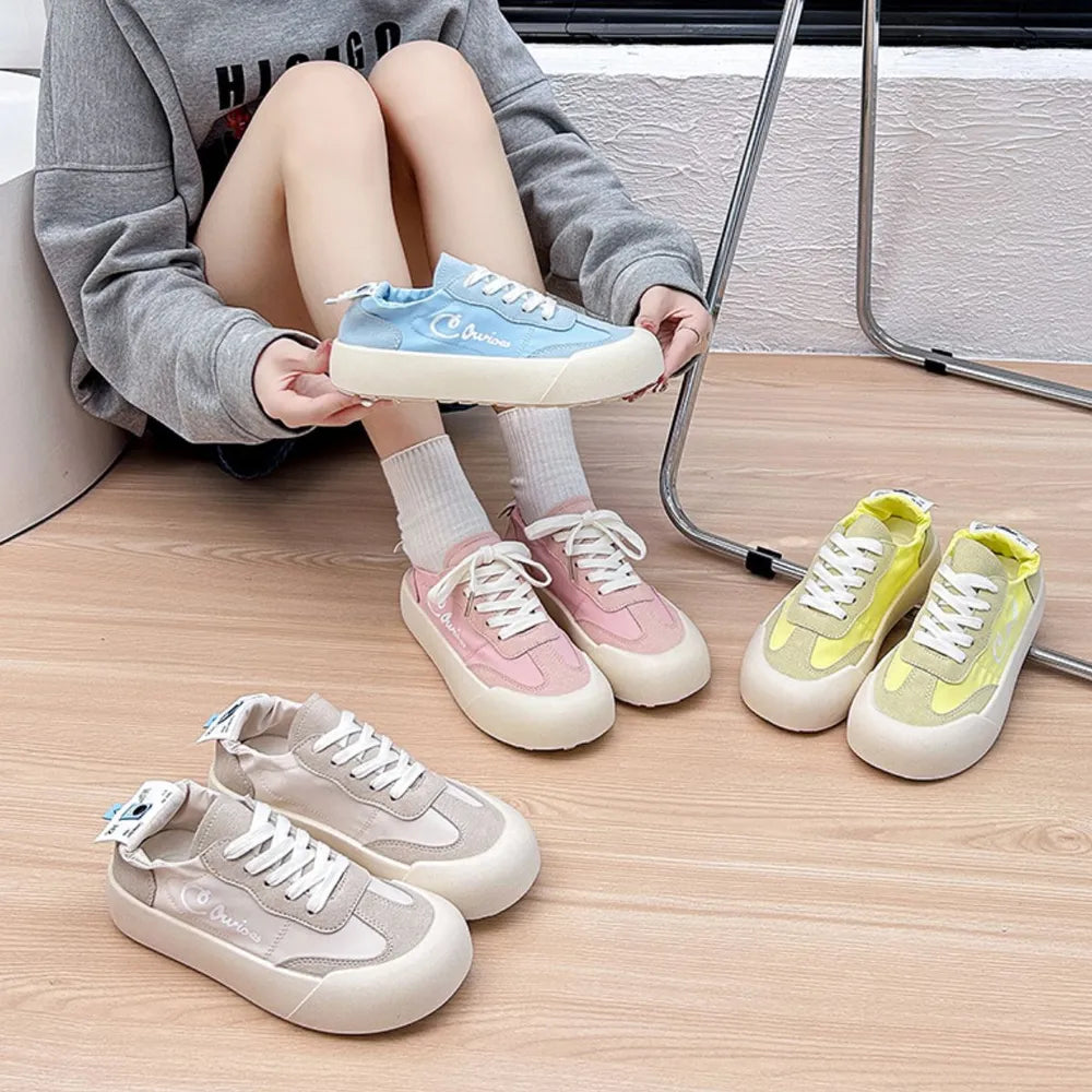 Elevate Your Style with Women's Thick Sole Sneakers