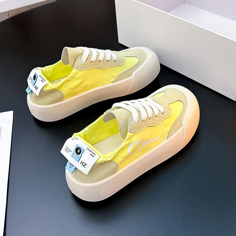 Elevate Your Style with Women's Thick Sole Sneakers