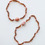 Cognac Baltic Sea Amber || Cherry + Rose Quartz || Necklace - Korvel