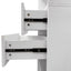 B4 Modular Wall-Mounted Closet System - White Shelving Unit