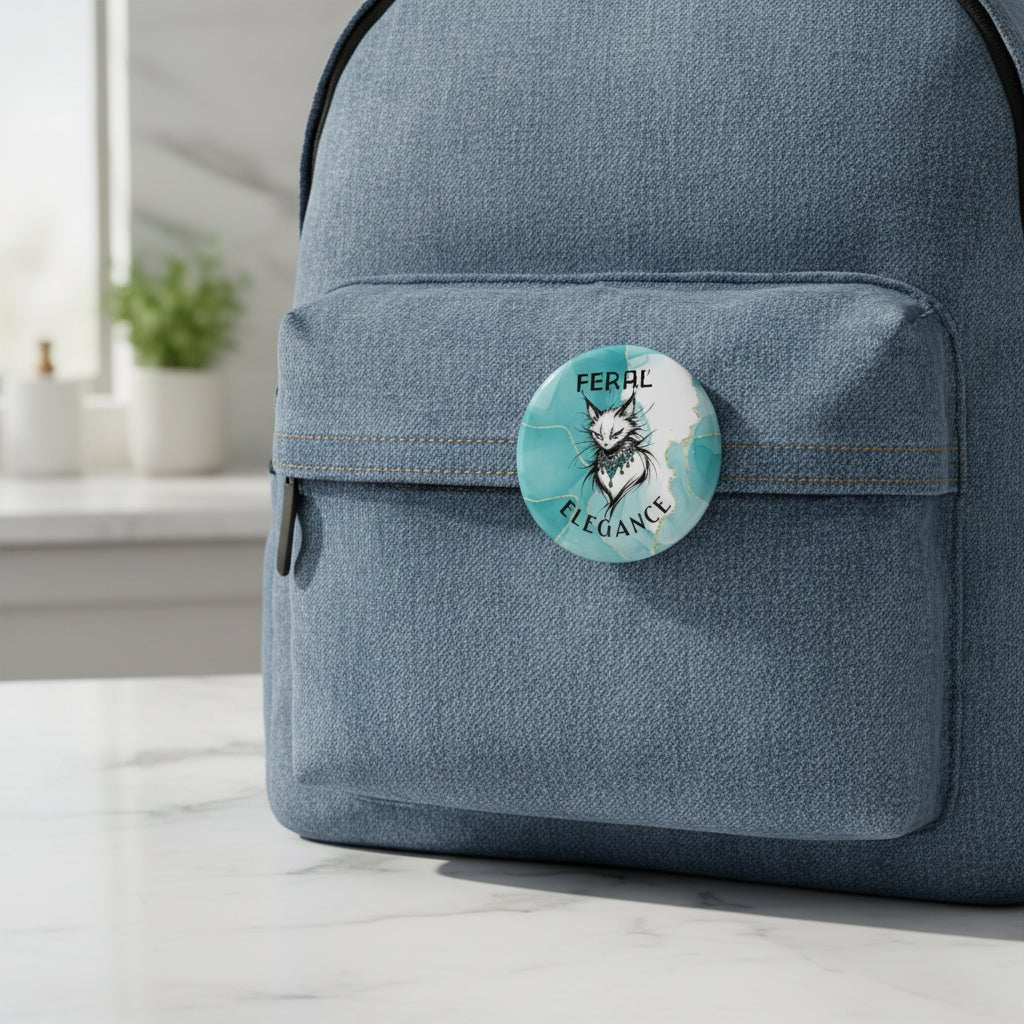 Feral Elegance Pinback Button