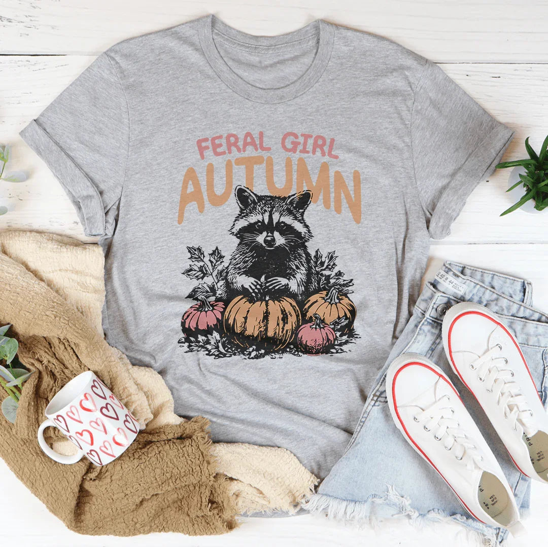 Camiseta de otoño de Feral Girl