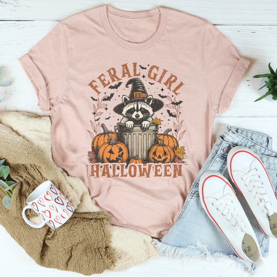 Feral Girl Halloween T-Shirt