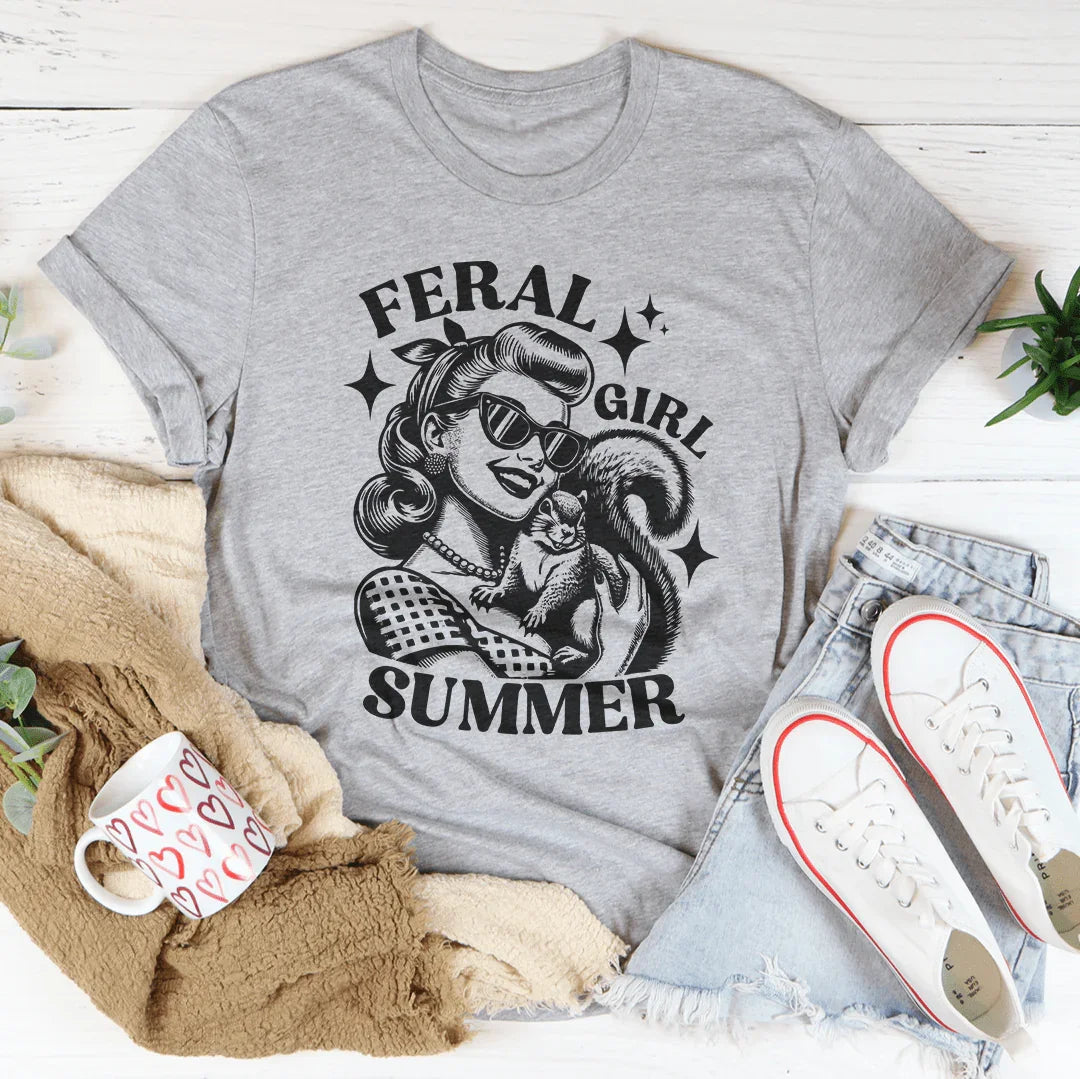 T-shirt Feral Girl Summer
