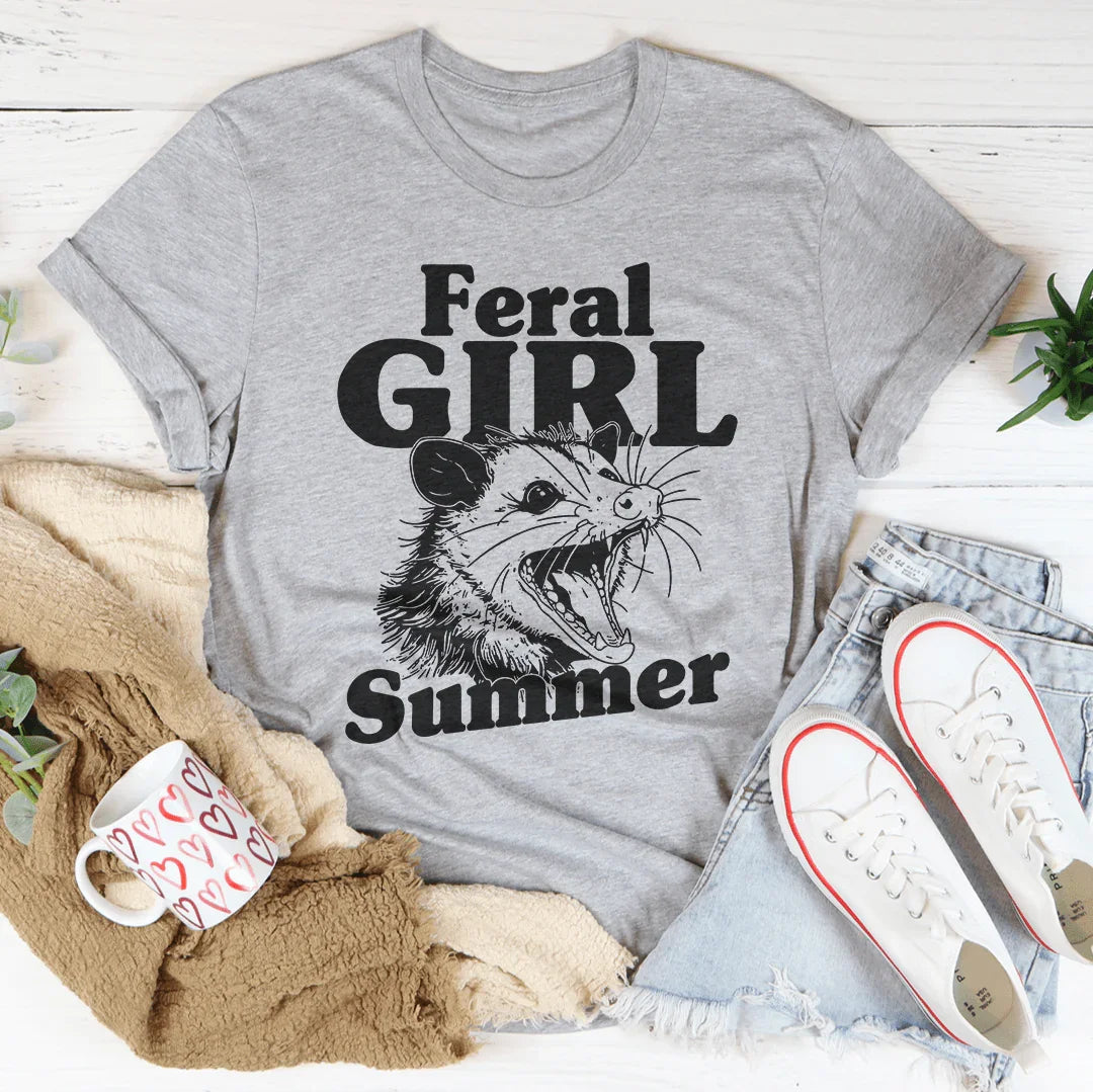 Camiseta de zarigüeya de verano de Feral Girl