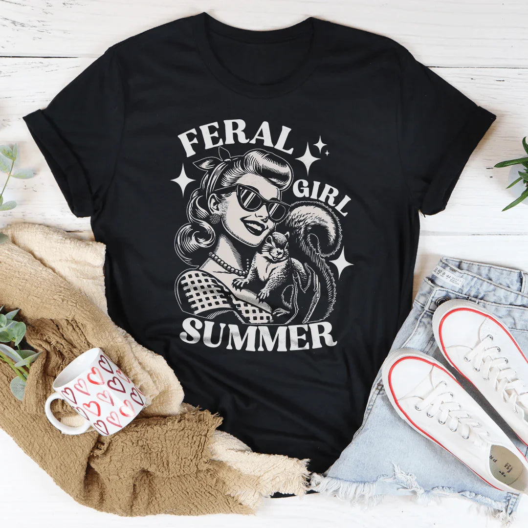 T-shirt Feral Girl Summer