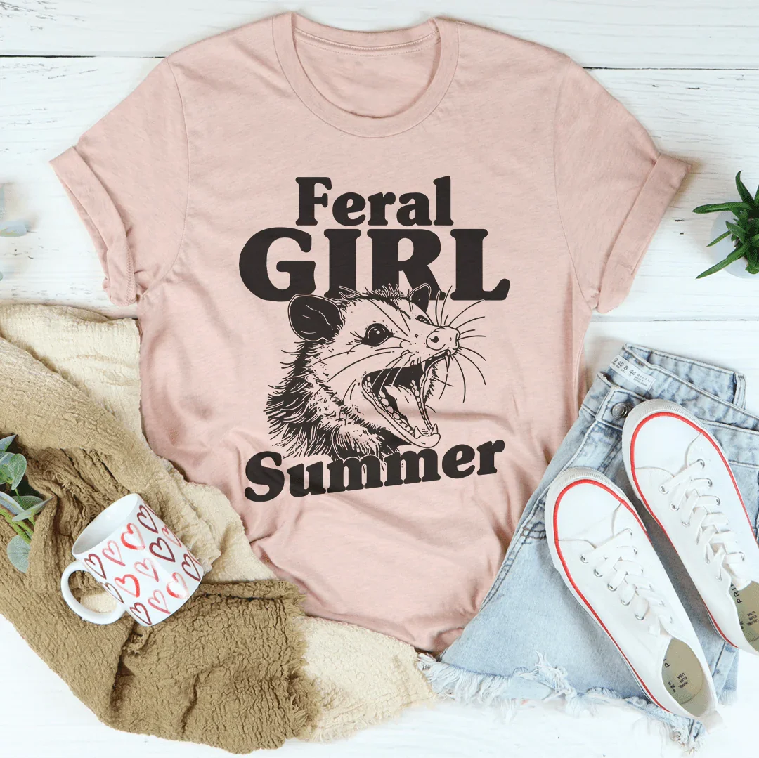 Camiseta de zarigüeya de verano de Feral Girl