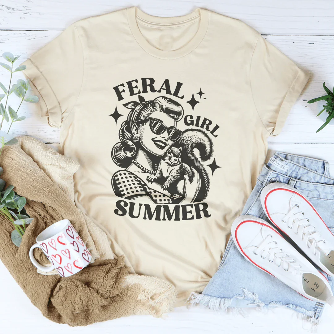 T-shirt Feral Girl Summer