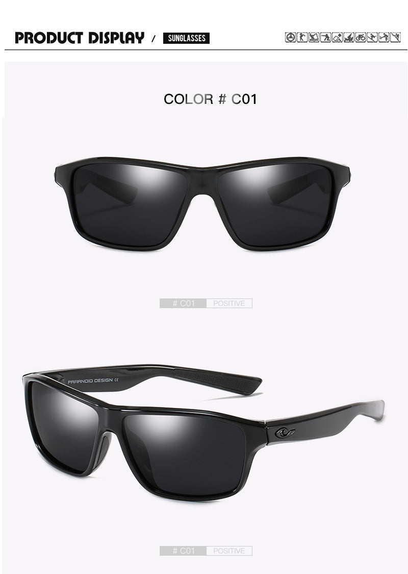 Lunettes de soleil carrées premium pour hommes et femmes