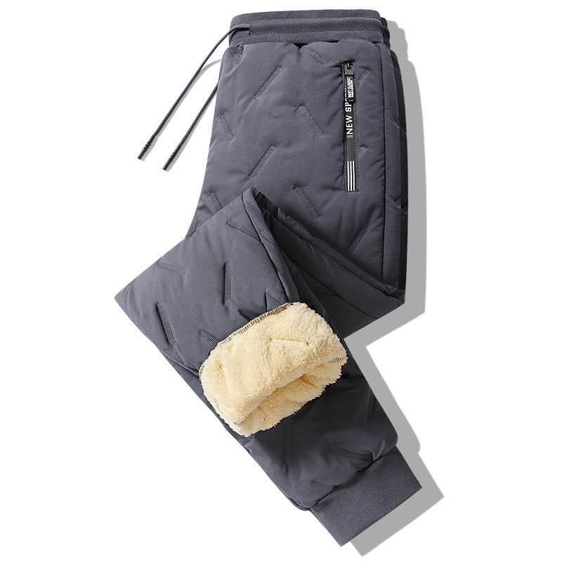 Men's Plush Fleece Thermal Sweatpants - Warm & Stylish