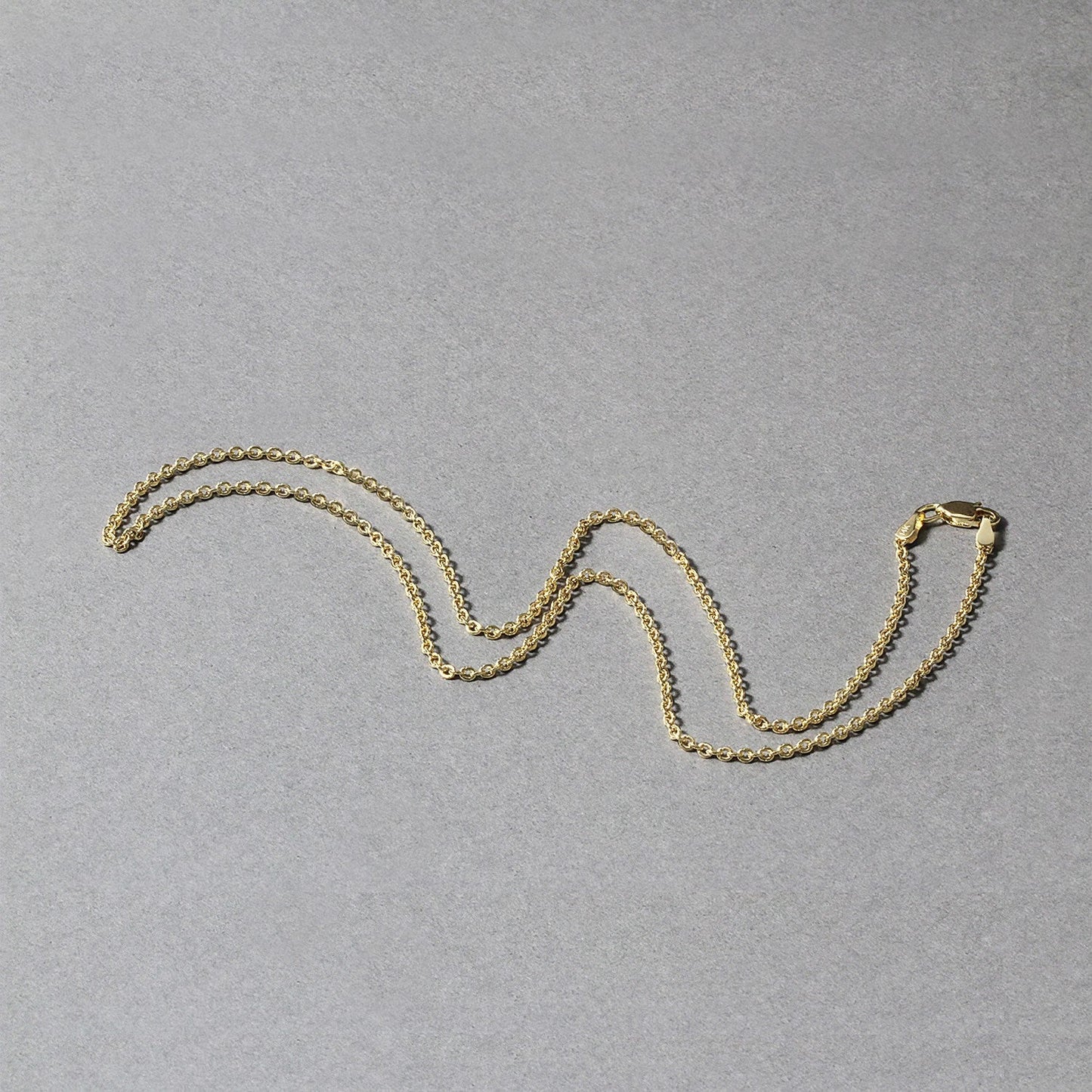 Cadena de eslabones cable Forsantina Lite de oro amarillo de 14k - 1.9mm