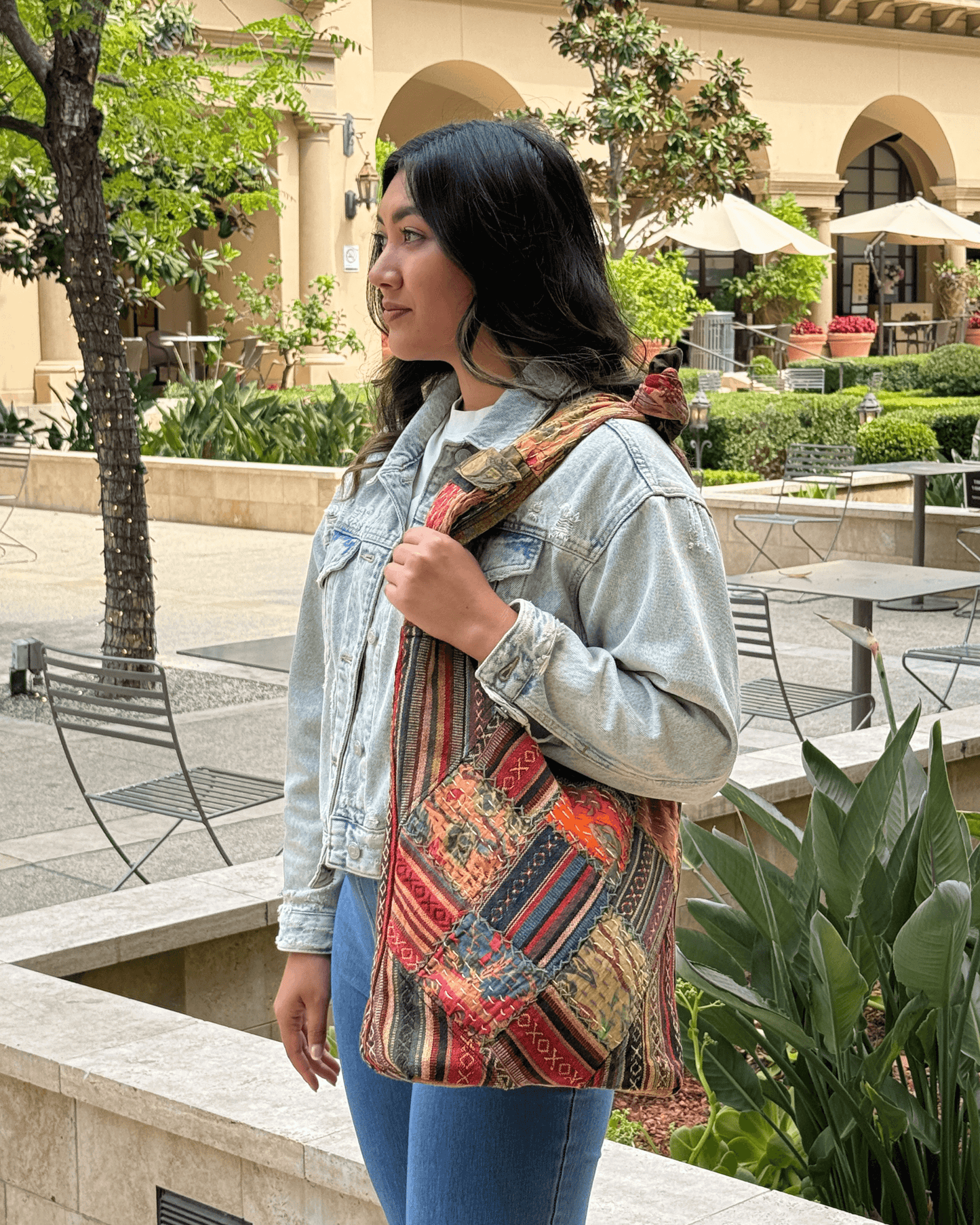 Bolso Hobo de Parchwork Acolchado de la Colección Kathmandu